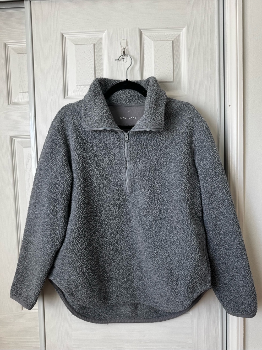 Everlane Sherpa Half-Zip Teddy Jacket